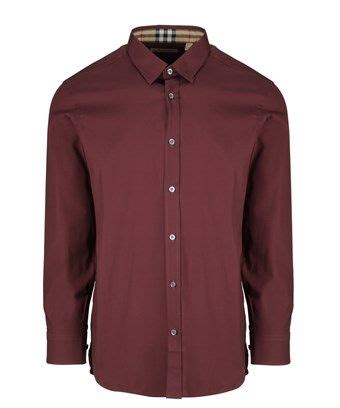 burgundy burberry bluse|original Burberry shirt.